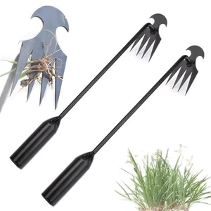 Weed Puller Tool, New Weeding Artifact Uprooting Weeding Tool, 4 Teeths Hand ... - Picture 1 of 5