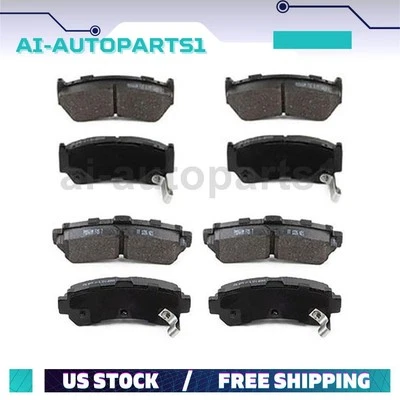 For 1995 1996 1997 1998 Nissan 200SX Pair Front + Rear Brake Pads Set - Image 1 of 4