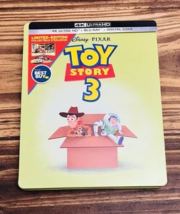 TOY STORY 3 4K+BLU-RAY Best Buy Steelbook Limited Edition OOP Versand OVP Disney - Bild 1 von 8