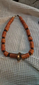 Weihnachts geschenk Korallenkette In Silber 925 Einzelstück Halskette Damenkette - Bild 1 von 3