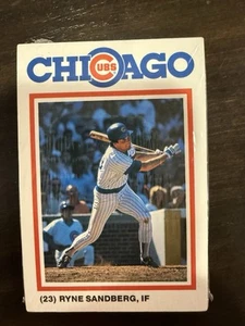 1986 Gatorade Chicago Cubs Complete Set Sealed-Ryne Sandberg-Team Issued At Game - Picture 1 of 2