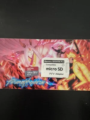 SONY Ps Vita Adapter and 128gb Sd card Authentic