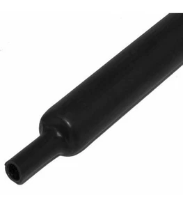 Schrumpfschläuche ohne Klebstoff Durchmesser 12,7mm 2:1 Schwarz - Picture 1 of 1