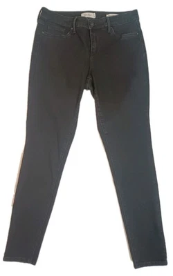 Pantalones de mezclilla Jessica Simpson para mujer talla 10/30 negros Kiss Me súper ajustados Foto 1 de 4