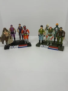 GI Joe Vintage ARAH 5 Figure Stand Personalizzate FIGURINE NON INCLUSE! - Foto 1 di 5