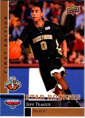 2009 - 10 Upper Deck 第一版 - 明星新秀 Jeff Teague #189 金色 (RC) — 第 1/2 张图片