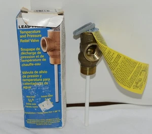 Watts LF100XL 3/4 Inch Temperature Pressure Safety Relief Valve - Picture 1 of 10