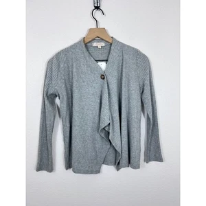 Walking on Sunshine Gray Cardigan Size Medium  - Picture 1 of 6
