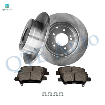 套装 6 后 284 毫米制动转子-8428A-D1445 刹车片适用于 2011-2014 现代索纳塔 — 第 1/4 张图片