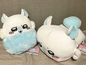 Chiikawa m9 Small Cute Fluffy Flying Ga Big Plush Toy Set Of 2 - Picture 1 of 5