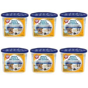 Arm & Hammer FGAH14 14 Feuchtigkeitsabsorber & Max Geruchsbeseitiger Wanne 14 oz 6er Pack - Bild 1 von 1