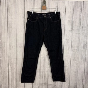 J. Crew Mercantile Men's W36 x L30 Blue Straight Leg Dark Wash Denim Jeans - Picture 1 of 6