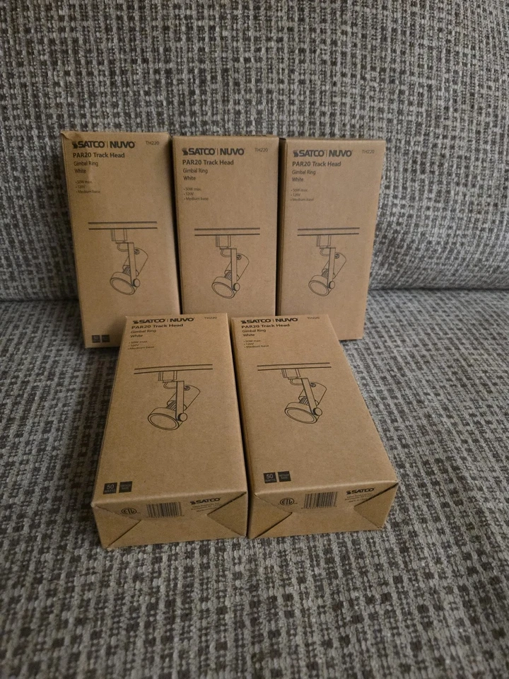 Nuvo Lighting Th220 1 Light Par20 Track Head Gimbal Ring