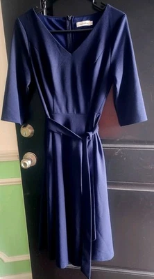 Vestido largo azul marino Bbonline para mujer talla pequeña informal boda para niños  Foto 1 de 4