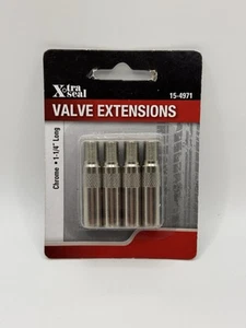 Xtra Seal - 1-1/4" Metal Valve Extensions (15-4971) Chrome - Picture 1 of 2