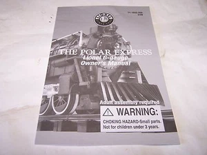 Lionel Polar Express G-Gauge Owner's Manual - Picture 1 of 2
