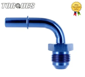 AN-6 (-6AN JIC-06) 90 Degree OE Quick Connect 3/8" Male Fuel Rail / Hose Adapter - Picture 1 of 1