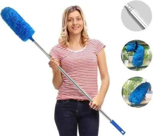 Feather Duster, Extendable for Cleaning with Telescoping Extension Pole UK - Picture 1 of 6