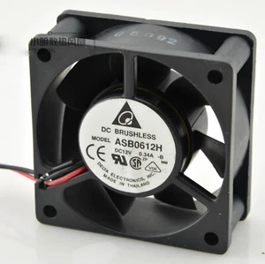 DELTA 6025 6CM ASB0612H 12V 0.34A chassis cooling fan high air volume - Picture 1 of 5