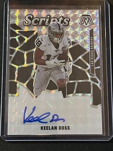 2020 Mosaic Keelan Doss Scripts Autograph Auto Raiders - Picture 1 of 2