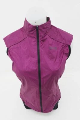 ¡NUEVO! Chaleco de ciclismo Gore Wear Ambient Windstopper para mujer EE. UU. mediano púrpura/negro Foto 1 de 3