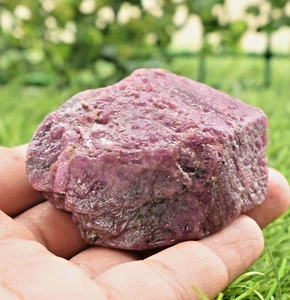 Piedras preciosas sueltas ásperas rubí Mozambique certificado natural AAA 855 CT - Imagen 1 de 7