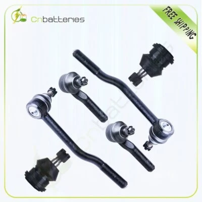 6 PIEZAS Suspensión Rótulas Interiores Externas Tie Rods Para Nissan D21 1986-1994 Foto 1 de 4