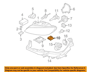 BMW OEM 07-13 X5 Headlight Head light lamp-Control Module 63117182396 - Picture 1 of 2