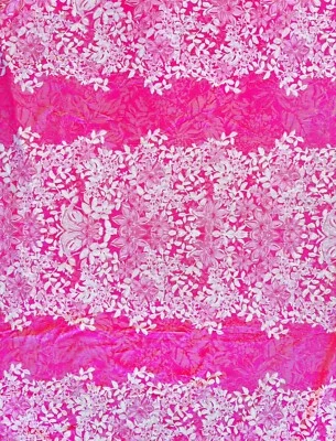 ~ Jersey de tela de algodón Lilly Pulitzer - rosa Roxie, 18”x 25” # 130 Foto 1 de 4