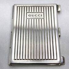 Gucci Folding Mini Photo Picture Frame SV925 Portable holder Case Auth Vintage