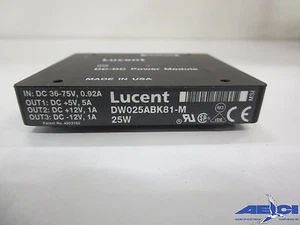 LUCENT DW025ABK81-M, 25W POWER MODULE, IN:DC 36-75V, 0.92A, 3 OUTPUT - Picture 1 of 4