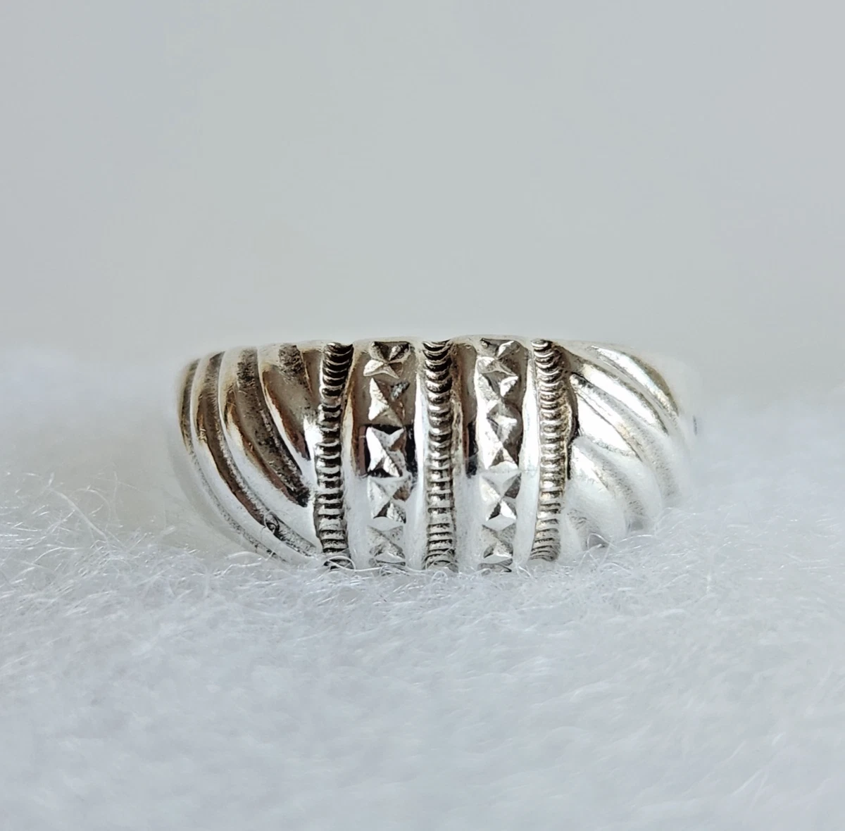 Vintage Dome Ring In Retro Fine Rings for sale | eBay