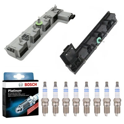 Bobina de ignição e velas de ignição Bosch platina para Oldsmobile Aurora MK UF265 UF266 - Imagem 1 de 4