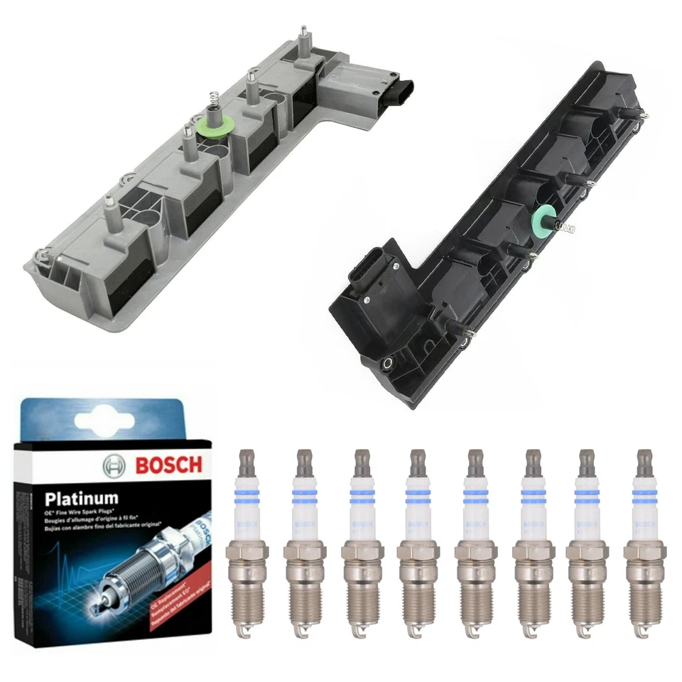 Bobina de encendido y bujías Bosch Platinum para Oldsmobile Aurora MK UF265 UF266 Foto 1 de 4