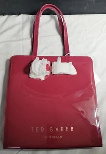 TED BAKER LONDON, Ted Baker Almacon Deep Pink (Burgundy) Large Tote Bag - Picture 1 of 7