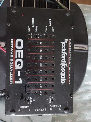 Rockford Fosgate OEQ-1 银色 — 第 1/2 张图片