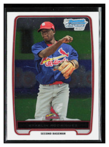 2012 Bowman Chrome Prospects #BCP135 Starlin Rodriguez 1st Bowman