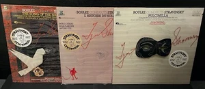 3 SEALED / BOULEZ conducts STRAVINSKY Centennial ARL1-4354 ARL1-4415 ARL1-4453 - Picture 1 of 7