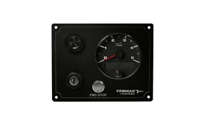 VDO ELITE MARINE ENGINE CONTROL PANEL WITH VDO GAUGE FOR YANMAR - Picture 1 of 2