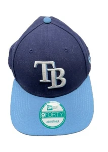 Tampa Bay Rays Hat New Era 9Fifty Snap Back Adjustable Blue TB Logo MLB Baseball - Picture 1 of 5