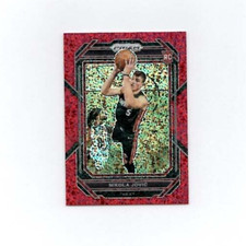 2022-23 Panini Prizm RED SPARKLE SP #236 - Nikola Jovic - Miami Heat RC / Rookie