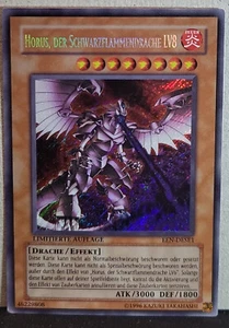YU-GI-OH! - 1x Horus, der Schwarzflammendrache LV8 - Secret Rare - EEN-DESE1 - Bild 1 von 4