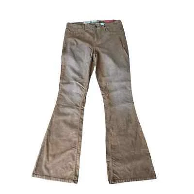 Mossimo Boot Cut Pants Women's SZ 10 Brown Mid Rise Easycare Cotton 5-Pockets - Image 1 of 4