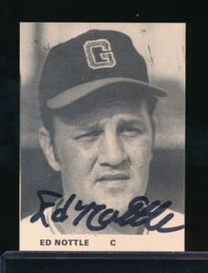 1974 TCMA Gastonia Rangers #15 Ed Nottle signed auto autograph very tough