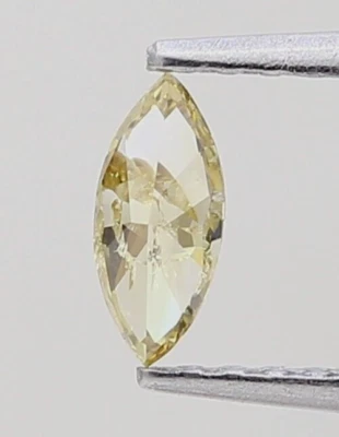 Marquise Diamond 0.18TCW Untreated Diamond Yellow color 100% Natural Diamond - Image 1 of 4
