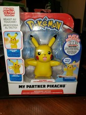 Pokemon My Partner Pikachu Interactive Electronic Figure Sounds 100+ Reactions