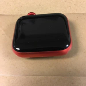 Apple Watch Series 6 40mm Aluminum Case Red Sport Band Smart Watch - (M00A3LLA) - Picture 1 of 6