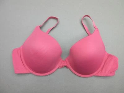 Sutiã feminino 36D Gilligan & O'Malley rosa forrado com aro nas costas 5G - Imagem 1 de 4