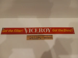 Vintage VICEROY Cigarette Door Push Sign - Picture 1 of 13