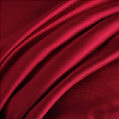 Sábana bajera de seda morera natural tamaño king queen de lujo súper suave Foto 1 de 4